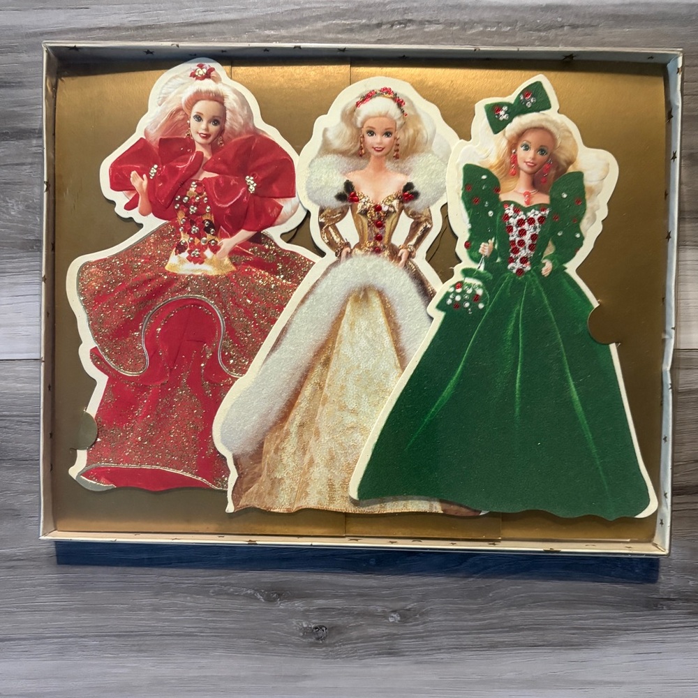 Barbie Festive Dress-Up Set - Red, Gold, Green
